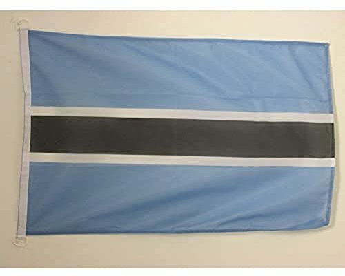 AZ FLAG Bootflagge Botswana - 45x30 cm - Republik Botsuana Bootsfahne 30 x 45 Cm Marine Flaggen - Flaggen