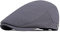 RICHTOER Beret Flat Caps Newsboy Cap Woolen Flat Cap Man Summer Autumn (Grey)