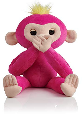 Fingerlings Hugs – Peluche interactive singe rose Bella
