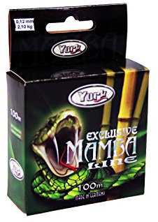 Filo da pesca York Exclusive Mamba Line 100 m bobina monofilo, trasparente / grigio, 0,12mm / 2,10kg