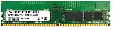 A-Tech - Memoria RAM de 8 GB de repuesto para Hynix HMA41GU7AFR8N-TF - DDR4 2133MHz PC4-17000 ECC UDIMM 2rx8 1.2 V - Memoria RAM de servidor único (HMA41GU7AFR8N-TF-ATC)