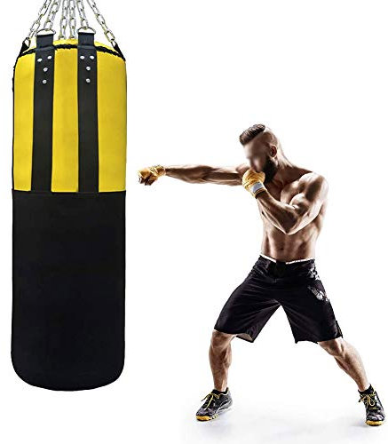 AIZYR Hängend Schwerlast Boxsack, Sandsäcke Mit 360 ° Drehbarer Kette Fitness Boxsack Boxsack, Für MMA Fight Karate Fitness Workout,180cm/71inch