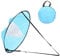 Vbest life Faltbares Kajaksegel Windwindpaddel gegen den Wind Tragbares klappbares Windpaddelbrett gegen den Wind Kajak Segel Segelboot für Kajak Kanu Boot 108cm(Blau)