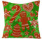 Nunubee Weicher Und Langlebiger Kissenbezug Für Schlafsofa Home Decoration Kissenbezug Schöner Weihnachtsbaum 45 * 45Cm # 12