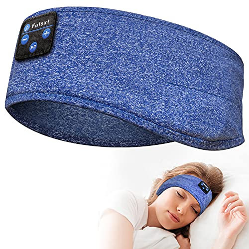 Fulext Auriculares para Dormir con Diadema Bluetooth, Auriculares para Dormir de más de 10 Horas, Auriculares Deportivos con Diadema con Altavoces Incorporados, Dormir, Deportes, Yoga