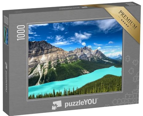 puzzleYOU: Puzzle 1000 Teile „Atemberaubender Peyto Lake im Banff National Park, Kanada“ – aus der Puzzle-Kollektion Kanada