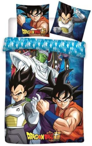 Bettwäsche-Set, 90 cm, Dragon Ball Super: Bettbezug und Kissenbezug