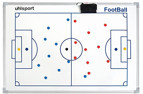 uhlsport Unisex – Erwachsene TAKTIKTAFEL INKL. Magnet SPIELERSÄTZE, weiß, Einheitsgröße