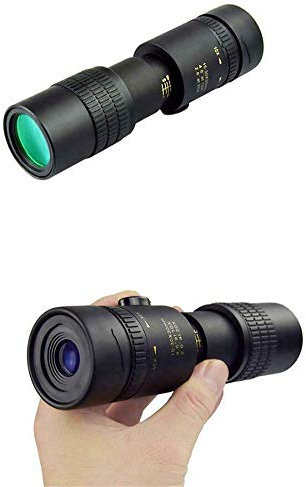 4K 10 300 x 40 mm Super-Telezoom-Monokular-Teleskop, wasserdichtes, beschlagfreies Monokular mit Smartphone-Halterung und Stativ für Vogelbeobachtung/Jagd/Camping/Reisen/Wandern (mit Stativ und Clip)