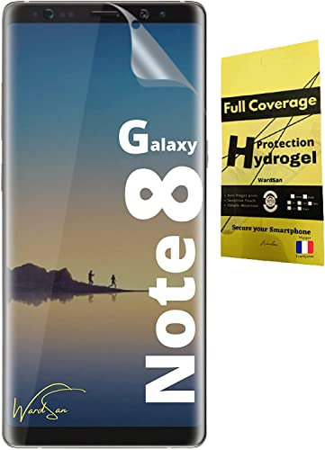 WardSan [2 Pièces Pour SAMSUNG GALAXY NOTE 8 6.3 - Films de Protection d'écran Hydrogel 3D | Anti-choc | Compatible coques TPU | Film Protecteur TPU souple | Mieux qu'un verre trempé