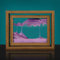 Peinture De Sable Qui Coule, Image D'art De Sable En Mouvement Verre Rond 3D Paysage De Sable De La Mer Profonde En Mouvement, Lampe Sable Mouvant Paysage Naturel Sablier 3D, Sablier Deco ( Color : Pu