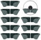 TIMESETL 16Stück Topfdeckelhalter Deckelhalter Wand, Selbstklebende Halterungen-Set für Topfdeckel Pfannendeckel Halterung, Topfdeckelhalter Wandmontierte Halterung Ohne Bohren für Küche