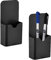 2PCS Porte Marqueur Magnétique, Magnétique Porte Marqueur, Crayon Magnétique Porte, Porte-Crayon Magnétique, Support de Crayons Magnétique, Porte Stylo Aimanté pour Réfrigérateur Tableau Blanc, Noir