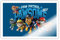 Spreadshirt Paw Patrol Pawsome Team Sticker, max. 10x10 cm, 10 x 10 cm, Weiß glänzend