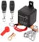 Gebildet Fernbatterie Trennschalter 12V 200A Auto-Kill-Schalter Diebstahlsicherung Fernbedienungsschalter mit Zwei Kabellosen Fernbedienungs-Relaisanhängern für Auto, LKW, Boot