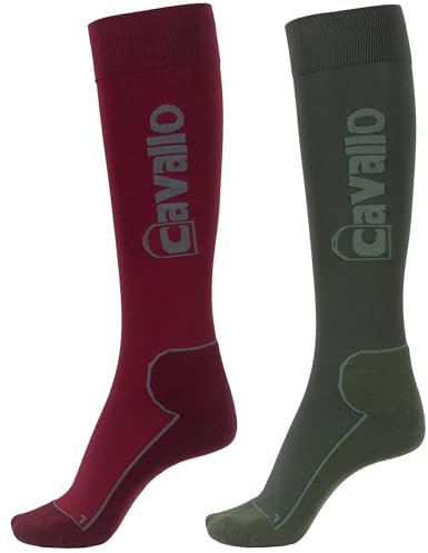 Cavallo SIMO Strumpf Extra Dark red Sportswear HW 2023, Größe:39