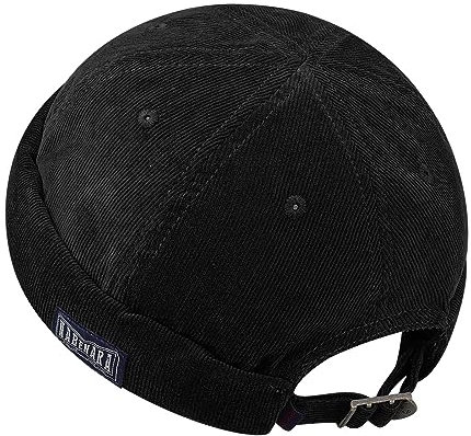 Clakllie Herren Dockercap Dockermütze Ohne Schirm Hafenmütze Fischermütze Mütze Cap Unisex Winter Retro Trawler Beanie Hat Streetstyle Trawler Beanie Watch Hut Seemannsmütze Rollup Edge Schädeldecke