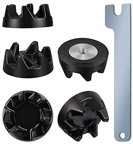 Rfeeuubft 6 Packs 9704230 Blender Coupler Blender Coupling Replacment Parts with 1 Wrench Compatible for Kitchen Aid WP9704230VP WP9704230