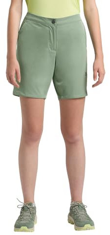 Jack Wolfskin Damen Hiking Alpine Wander-Shorts, Eucalyptus, 40 EU