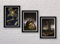 Set mit 3 schwarzen Vintage-Gemälde-Kunstdrucken von Francisco Goya, 3 x A4-Poster, Triptychon, gerollt in Röhren, Camilla's Gallery Set mit 3 Triptychon, dreifach gespannt, mehrteiliges Wandbild,