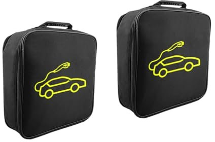 Angoily 2pcs Ev Charging Cable Storage Bag Cable Management Bag for Car Charger Pack