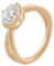 Bishilin Eheringe 750er Gold, Ring Verlobung Damen Solitär mit 3ct Oval Moissanit Hochzeitsringe Verlobungsringe Nickelfrei Gr.54 (17.2)