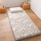 Japanische Bodenmatratze für Einzel/Doppelbett/Queen/King, Rollmatratze für Camping, Gästematratze (Braun, 120 x 200 cm), bequeme und tragbare Schlaflösung