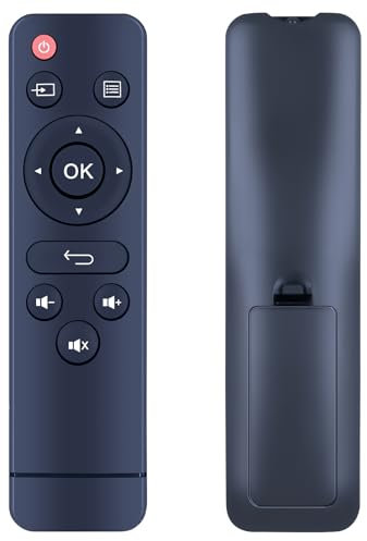 TCNOUMT Telecomando di ricambio compatibile con XuanPad HOMPOW/CiBest Mini proiettore portatile/YABER V2 U2 1080P Full HD Mini proiettore