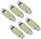 WUSJCOF 6 Stück Auto LED Innenbeleuchtung, Plug and Play Auto Innenraum Leselampe Quelle, Mit Kühlkörper auf der Rückseite (41MM) (Weiß)