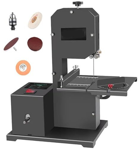 Scie à chantourner électrique pour le travail du bois – Coupe multi-angle, hauteur de coupe de 70 mm, idéale pour les coupes droites, courbes, arc, meulage et polissage