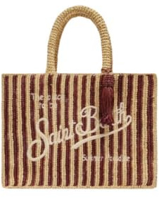 Saint Barth Bolso Colette Raffia Mujer Beige Natural 28 x 22 x 14 cm