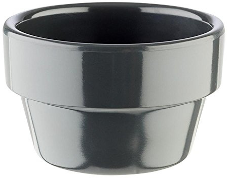 APS Melamine Bowl – Flower Pot – Grey, Ø 6 cm, height 3.5 cm