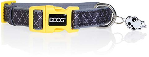 DOOG Neopren-Hundehalsband – Odie – Leichtes, schnelltrocknendes, antimikrobielles und wasserfreundliches Halsband für empfindliche Haut und aktive Hunde – Größe S
