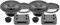 Hertz CPK 165 – Kit Audio Voiture 2 Voies 165 mm avec 2 woofers, 2 tweeters, filtres passifs et grilles, 315W pour Upgrade OEM Hi-FI