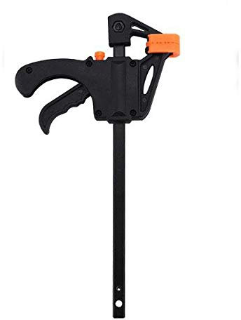 Garden Mile® 2 x 12 Plastic Rachet Bar F-Clamp Table Vice Hand Tool Spreader Bar Quick Gripping Clasps Heavy Duty Holders for Woodwork Carpentry Gardening Garage Home Improvement