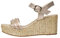 Nero Giardini E012400D Sandali Donna In Pelle, Vernice E Tela - Rosa Antico 40 EU