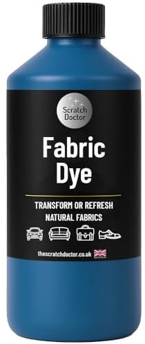 Scratch Doctor Liquid Fabric Dye Textilfarbe flüssig, einfach zu bedienende Textilfarbe für Sofas, Möbel, Kleidung, Leinwand, Schuhe, Denim und mehr, erhältlich in 23 Farben (Hellblau, 1000)