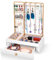Teamkio Schmuckständer, Jewelry Organizer, Schmuckhalter 2 in 1, Ohrringständer mit Schublade, Kettenständer, Weiß Schmuckständer für Halsketten, Ringe, Armband, Ohrringe, Uhren, Geschenk für Damen
