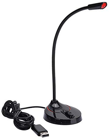 VOBOR 360° Sound Pickup - Desktop Schwanenhals Kabelgebundenes Mikrofon USB-Konferenzmikrofon Klare Kommunikation Konferenzmikrofon