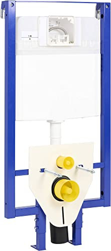 Ben Slim Flush extra flaches Vorwandelement für Wand-WC mit Spülkasten (inkl. Wandbefestigung & Isolationsmatte)