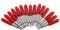 15 pièces Lame de coupe 45 ° couteau pour traceur vinyle Cutter capuchon rouge Couteau à lettrer roland 45 degrés traceur cutter coupeur de vinyle roland