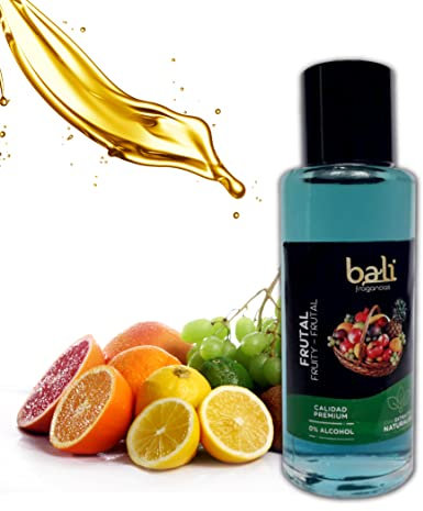Bali fragancias Esencia al Aceite Frutal para Humidificador. Ambientador Fresco y Dulce en Esencia para Difusor. Aceite Natural para Quemador de Aromaterapia. 50 ml