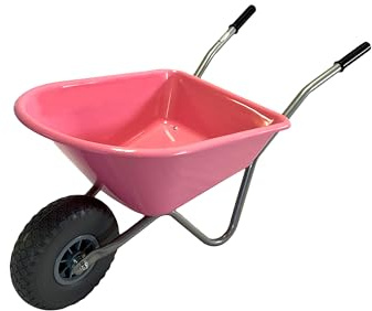 Spencer UK Childrens Wheelbarrow (Pink)