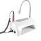 Ponceuse à ongles électrique Professionnelle Manucure Machine, 5-en-1 Fort 80W Aspiration Lampes à ongles Aspirateur Haute Puissance 4500 RPM Pour le Nettoyage avec Drill Handle LED Lampe