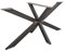 HOLZWERK24 Tischuntergestelle, Tischgestell Spider Rohstahl (L120 x T78 x H71 cm) Stahl Tischbeine, Modell SPK-106-1200-S