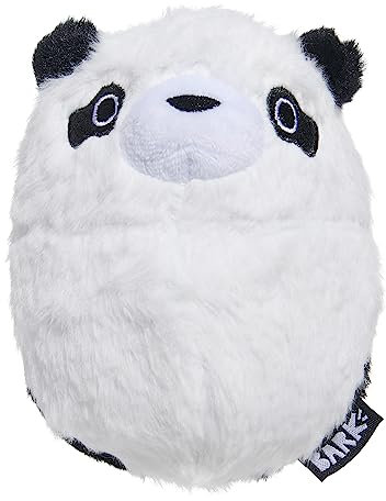 Barkbox Super Chewer Tough Dog Chew Toys for Aggressive Chewers, Plush 2 Toys in 1 Panda Bear - Large