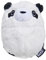 Barkbox Super Chewer Tough Dog Chew Toys for Aggressive Chewers, Plush 2 Toys in 1 Panda Bear - Large