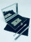 Silver Snuff KIT Box Set, Metal Mirror CASE with Straw and Spoon - UK Seller