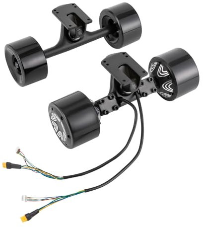 Elektrisches Skateboard Dual-Motor Set - 250W Brushless Motor, 220.46lbs Traglast - IP44 Wasserdicht - Ideal für Skateboard-Liebhaber und Pendler (Schwarz)