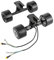 Elektrisches Skateboard Dual-Motor Set - 250W Brushless Motor, 220.46lbs Traglast - IP44 Wasserdicht - Ideal für Skateboard-Liebhaber und Pendler (Schwarz)
